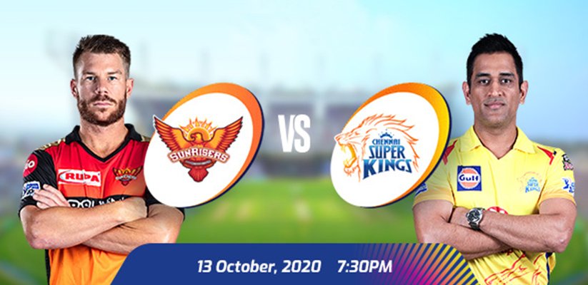 IPL 2020 SRH vs CSK Prediction